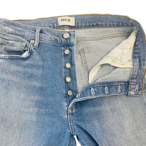 AGOLDE Nico High Rise Slim Fit in Embark Wash Size 28 - Picture 4 of 8